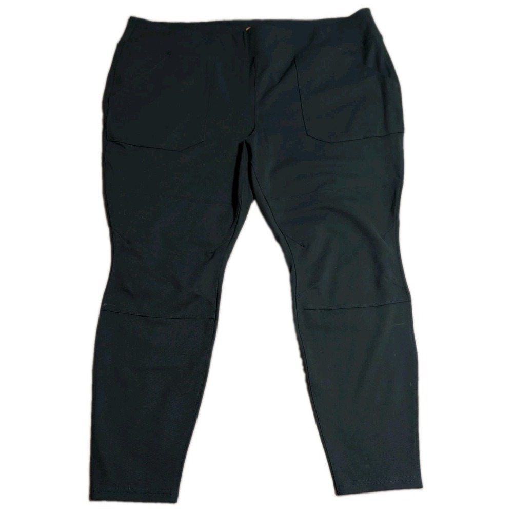 Carhartt Force Midweigh Leggings Womens 3X Dark Green Fitted Utility Work Pants